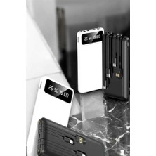 sbodurhome 20.000 Mah LED Işıklı LCD Ekran USB Girişli Type-C Lightning Powerbank Yeni Nesil