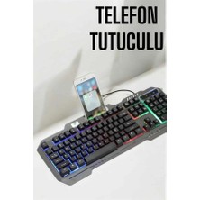 Uravas Store Mey Ithalat®  Klavyesi Q Klavye Rgb Işıklı Mouse Hediyeli