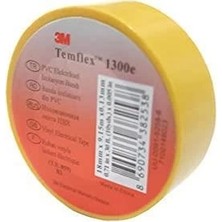 Uravas Store Mey Ithalat® 3m Temflex Sarı Izole Elektrik Bant 18 mm