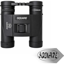 Square 10 x 25 Yüksek Çözünürlüklü El Dürbünü - Kamp, Av ve Doğa Gözlem Dürbünü