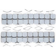 Uravas Store Mey Ithalat® 10 Paket 40 Adet Nordmende Tens Pedi 5×5 cm Kablolu Elektrot Ped – Yumuşak ve Esnek Medikal Ped