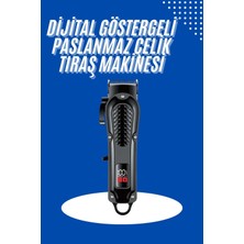 Uravas Store Mey Ithalat® Profesyonel Saç Kesme Aleti Dijital Saç Sakal Tıraş Makinesi Uzun Ömürlü