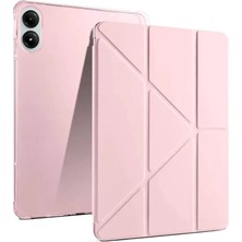 Uravas Store Newface Xiaomi Redmi Pad Pro 12.1 Kılıf Kalemlikli Mars Tablet Kılıfı - Rose Gold