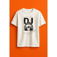 Pod Dj Için Özel Baskı T-Shirt Unisex Regular T-Shirt