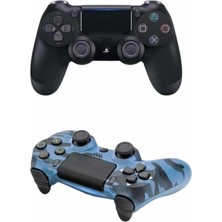 Uravas Store Mey Ithalat® Ps4 Joystick Oyun Kolu Titreşimli Uzun Pil Ömrü USB Şarj Kablolu