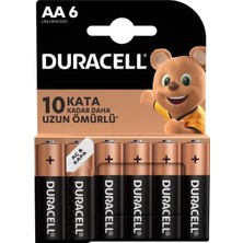 Uravas Store Duracell Basic Ince Aa Kalem Pil 6'lı