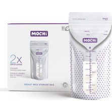 Uravas Store Mey Ithalat® Mochi Anne Sütü Saklama Poşeti 25 Adet 200ML