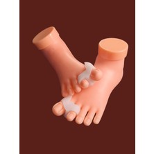 Uravas Store Mey Ithalat® Baş Parmak Bunyon Silikonu Parmak Arası Destek Medikal Silikon  Ağrı Azaltmaya Yardımcı