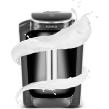 TeknoKapsül Karaca Hatır Neo-S Sütlü Türk Kahve Makinesi 5 Fincan Kapasiteli Porcelain White