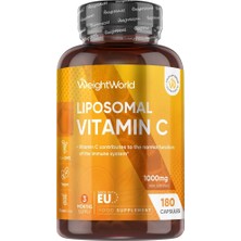 Weight World Liposomal Vitamin C 1000MG 180 Capsules | Max-Absorbing Form Of Vitamin C