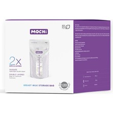 Uravas Store Mey Ithalat® Mochi Anne Sütü Saklama Poşeti 120 Adet