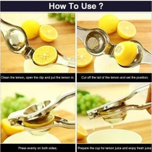 Uravas Store Mey Ithalat® Paslanmaz Çelik Limon Sıkacağı