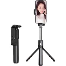 Uravas Store Mey Ithalat® Selfie Çubuğu Tripod Bluetooth Kumandalı Selfie Çubuğu Telefon Tutucu