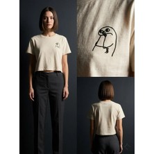 Pod Düşlerinizdeki Tarz Için Crop Top T-Shirt