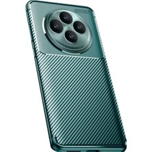 Uravas Store Oppo Reno 11 Fs Kılıf Auto Focus Karbon Kapak - Koyu Yeşil