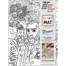 Uravas Store Funny Mat - Vıncent Van Gogh 30 x 40 cm