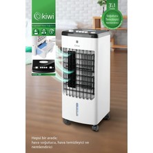 TeknoKapsül Kiwi KFAN-7494 3'ü 1 Arada Hava Temizleyici, Nemlendirici Portatif Hava Soğutucu 60 Watt