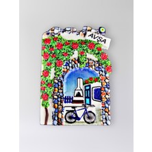 Mundy Avşa Polyester Kabartmalı Magnet 5,5 x 7 cm Dekoratif Hediyelik Buzdolabı Süsü (KOD:1550)