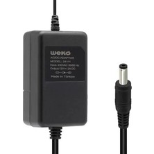 Uravas Store Weko 12 Volt 2 Amper 5.5*2.1 Uçlu Yerli Üretim Plastik Kasa Masaüstü Adaptör
