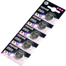 Uravas Store Maxell CR2032 3V Lityum Bios Baskül Terazi Pili 5’li Kartela 5 Adet