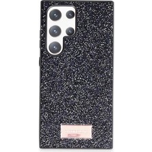 Uravas Store Onegif Samsung Galaxy S24 Ultra Bright Simli Kapak - Siyah