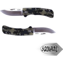 Square BF110494 Paslanmaz Çelik Katlanabilir Cep Çakısı - Kamp ve Outdoor Bıçağı