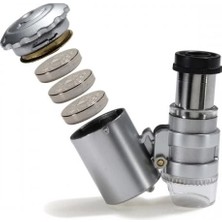 Uravas Store Iphone5 Için Uyumlu Kapaklı Lens Mikroskop Taşınabilir Mini Cep Boyutu LED Mikroskop NO.9882IP5II
