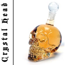 Uravas Store 1000 ml Crystal Head Kuru Kafa Içki Şişesi