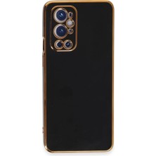 Uravas Store One Plus 9 Pro Kılıf Volet Silikon - Siyah