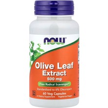 Now Foods Olive Leaf Extract, 500 Mg, 60 Vegetarian Capsules