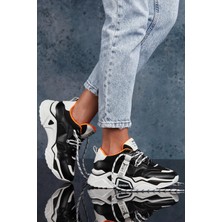 Dark Seer DS.PMD239K2051 Beyaz Siyah Kadın Sneaker Günlük Spor Ayakkabı