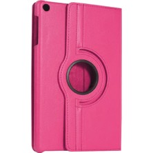 Uravas Store Samsung Galaxy Tab A11 360 Tablet Deri Kılıf - Pembe