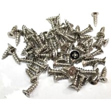 Uravas Store Nikel 1000 Adet Klips Vidası 2,3x7,5 mm Yhb, Ithal - Konik Başlı Kutu Ayak, Askı,  Mini Vida
