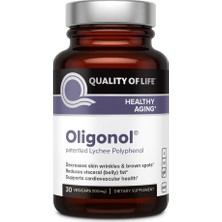 Quality of Life Oligonol Made From Lychee Fruit And Green Tea 30 Veg. Capsules