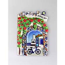Mundy Sinop Polyester Kabartmalı Magnet 5,5 x 7 cm Dekoratif Hediyelik Buzdolabı Süsü (KOD:1552)