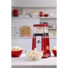 TeknoKapsül Cookplus Retro Popcorn Makinesi Küçük
