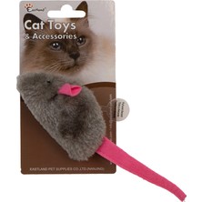 Uravas Store Eastland Catnipli Peluş Dijital Sesli Fare 8cm