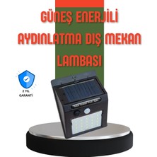 Uravas Store Hareket Sensörlü Güneş Enerjili Dış Mekan LED Lamba 100/144 LED