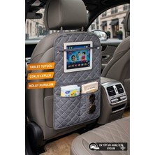 Uydee Araç Içi Organizer Tablet Tutucu Koltuk Arkası Organizer Çok Cepli Oto Düzenleyici Araba Saklama Cebi Tablet Askılı Organizer