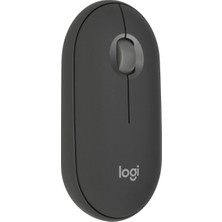 TeknoKapsül Logitech M350S Pebble 2 Bluetooth Kablosuz Sessiz Kompakt Mouse, Siyah 910-007015
