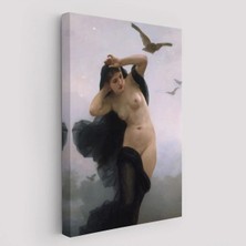 Trezon William-Adolphe Bouguereau The Night Duvar TABLOSU-6066