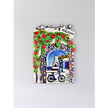 Mundy Kalkan Polyester Kabartmalı Magnet 5,5 x 7 cm Dekoratif Hediyelik Buzdolabı Süsü (KOD:1567)