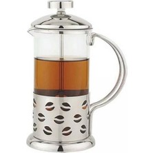 Uravas Store Çelik Kulplu Cam French Press - 350 ml