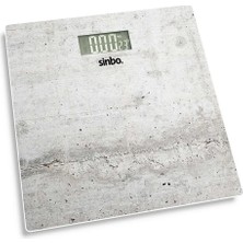Tbl Dekor Sinbo Dijital Tartı - Beyaz Renk - 180 kg Maks Kapasite - LCD Ekran