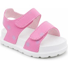 Rexba Kız Bebek ve Çocuk Pembe Yumuşak Tabanlı Çarık Yazlık Günlük Spor ve Sandalet