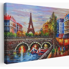 Trezon Fransa Paris Eyfel Kulesi Manzaralı Duvar TABLOSU-1232