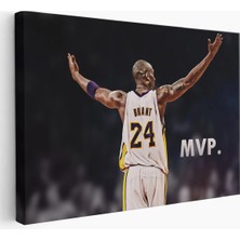 Trezon Kobe Bryant Los Angeles Lakers Kanvas Tablo / Black MAMBA-5152