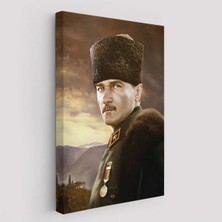 Trezon Kalpaklı Mustafa Kemal Atatürk Duvar Tablosu -6448