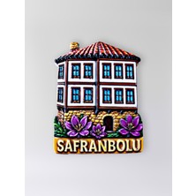 Mundy Safranbolu Polyester Kabartmalı Magnet 5,5 x 7 cm Dekoratif Hediyelik Buzdolabı Süsü (KOD:1575)
