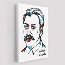 Trezon Friedrich Nietzsche Dekoratif Kanvas TABLO-5920